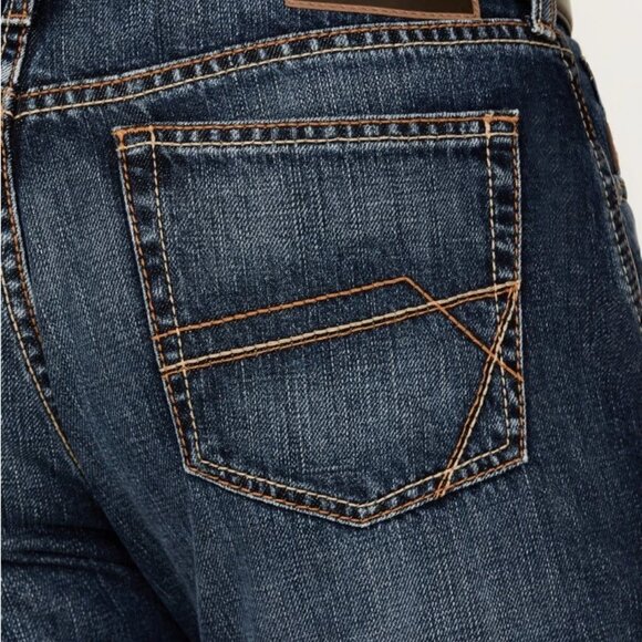 Ariat Mens M2 Traditional Relaxed Bootcut Bradford Dark Wash Jeans 32 x 36 NWT - Picture 4 of 9